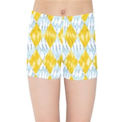 Background-box Yellow Kids  Sports Shorts by nateshop