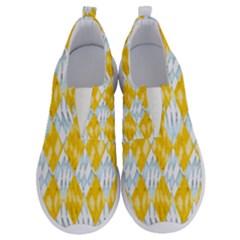 Background-box Yellow No Lace Lightweight Shoes by nateshop