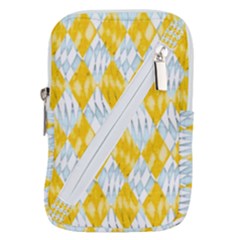 Background-box Yellow Belt Pouch Bag (small) by nateshop