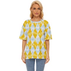 Background-box Yellow Oversized Basic Tee by nateshop