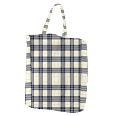 Gray And Yellow Plaids  Giant Grocery Tote by ConteMonfrey