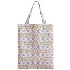 Background-cute-christmas Gold Zipper Classic Tote Bag by nateshop