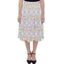 Background-cute-christmas Gold Classic Midi Skirt View1