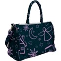 Background-cute christmas Duffel Travel Bag View2