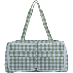 Green Tea White Small Plaids Multi Function Bag by ConteMonfrey