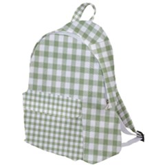 Green Tea White Small Plaids The Plain Backpack by ConteMonfrey