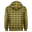 Black and yellow small plaids Men s Overhead Hoodie View2