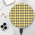 Black and yellow small plaids Wireless Charger View1