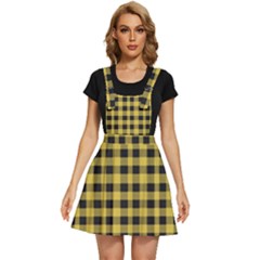 Black And Yellow Small Plaids Apron Dress by ConteMonfrey