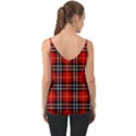 Black, white and red classic plaids Chiffon Cami View2