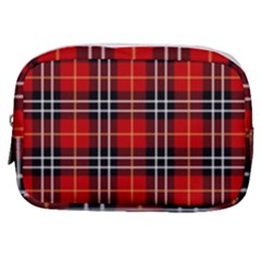 Black, White And Red Classic Plaids Make Up Pouch (small) by ConteMonfrey