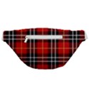 Black, white and red classic plaids Fanny Pack View2