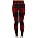 Red and black plaids Classic Yoga Leggings View2