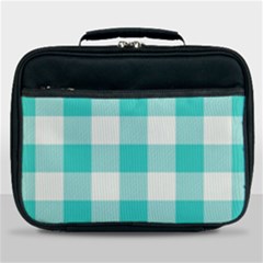 Blue And White Plaids Lunch Bag by ConteMonfrey