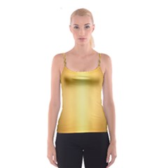 Background-gold Spaghetti Strap Top by nateshop