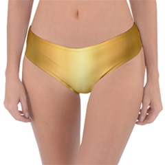 Background-gold Reversible Classic Bikini Bottoms by nateshop