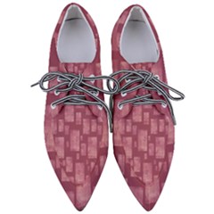 Background-pattern Flower Pointed Oxford Shoes by nateshop