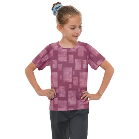 Background-pattern Flower Kids  Mesh Piece Tee by nateshop