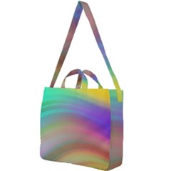 Background-rainbow Square Shoulder Tote Bag by nateshop