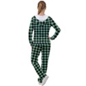 Straight Green Black Small Plaids   Women s Tracksuit View2