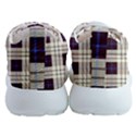 Purple, blue and white plaids Athletic Shoes View4