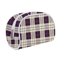 Purple, Blue And White Plaids Make Up Case (small) by ConteMonfrey