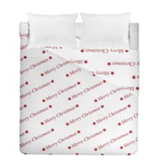 Christmas Cute Duvet Cover Double Side (full/ Double Size) by nateshop