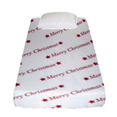 Christmas Cute Fitted Sheet (single Size) by nateshop