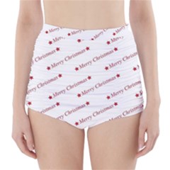 Christmas Cute High-waisted Bikini Bottoms by nateshop