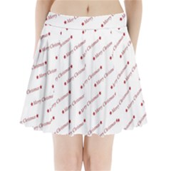 Christmas Cute Pleated Mini Skirt by nateshop