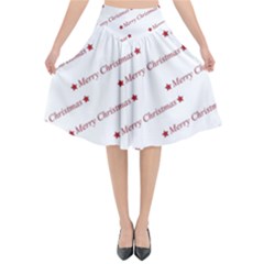 Christmas Cute Flared Midi Skirt by nateshop