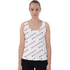 Christmas Cute Velvet Tank Top by nateshop