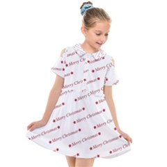 Christmas Cute Kids  Short Sleeve Shirt Dress by nateshop