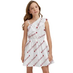 Christmas Cute Kids  One Shoulder Party Dress by nateshop