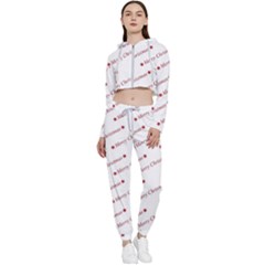 Christmas Cute Cropped Zip Up Lounge Set by nateshop