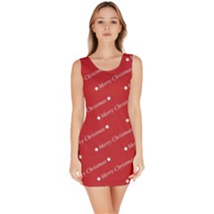 Cute Christmas Red Bodycon Dress by nateshop