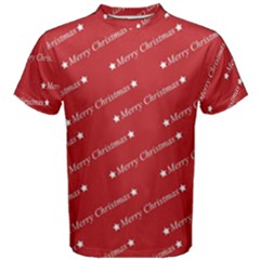 Cute Christmas Red Men s Cotton Tee by nateshop