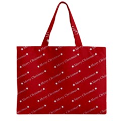 Cute Christmas Red Zipper Mini Tote Bag by nateshop