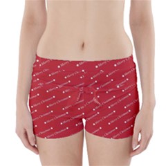 Cute Christmas Red Boyleg Bikini Wrap Bottoms by nateshop