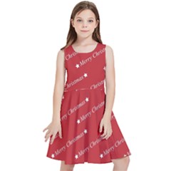 Cute Christmas Red Kids  Skater Dress by nateshop