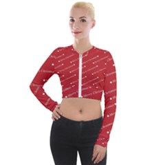 Cute Christmas Red Long Sleeve Cropped Velvet Jacket by nateshop