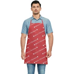 Cute Christmas Red Kitchen Apron by nateshop