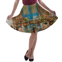 Beautiful Venice Window A-line Skater Skirt by ConteMonfrey