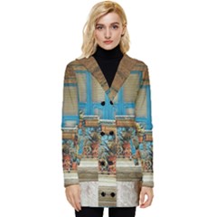 Beautiful Venice Window Button Up Hooded Coat  by ConteMonfrey