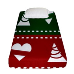 Christmas-04 Fitted Sheet (single Size) by nateshop