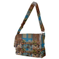 Beautiful Venice Window Full Print Messenger Bag (m) by ConteMonfrey