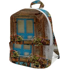 Beautiful Venice Window Zip Up Backpack by ConteMonfrey