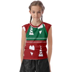 Christmas-04 Kids  Raglan Cap Sleeve Tee by nateshop