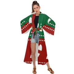 Christmas-04 Maxi Kimono by nateshop