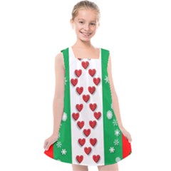 Christmas-05 Kids  Cross Back Dress by nateshop